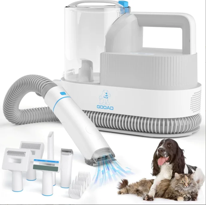 Pet grooming vacuuming and trimming machine (for cats and dogs)