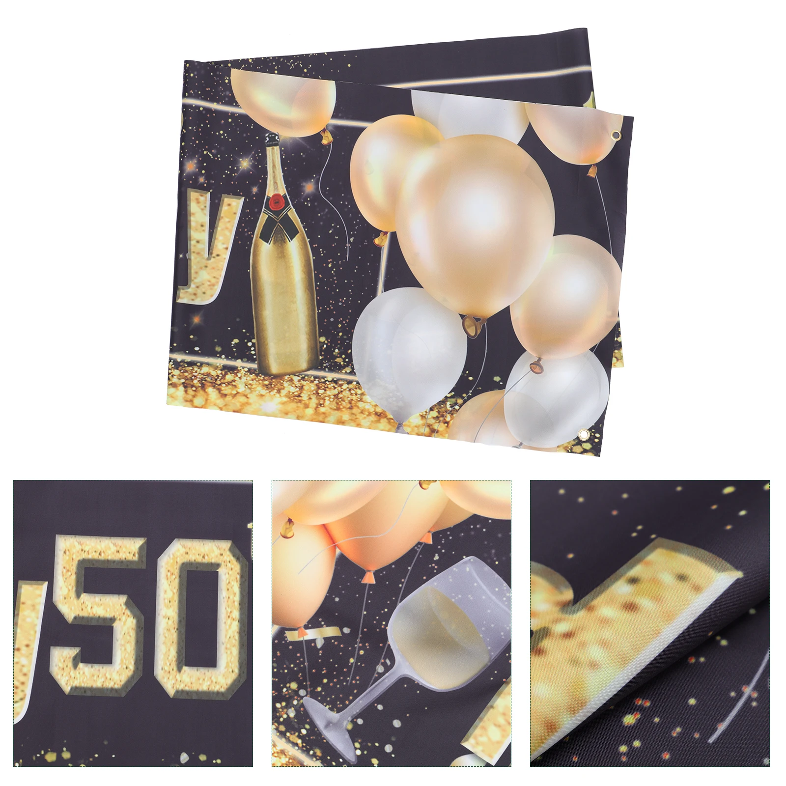 

Birthday Party Banner Decorative Flag Home Wall Hanging nament Themed Photo Prop Background Decoration Durable Long Lasting