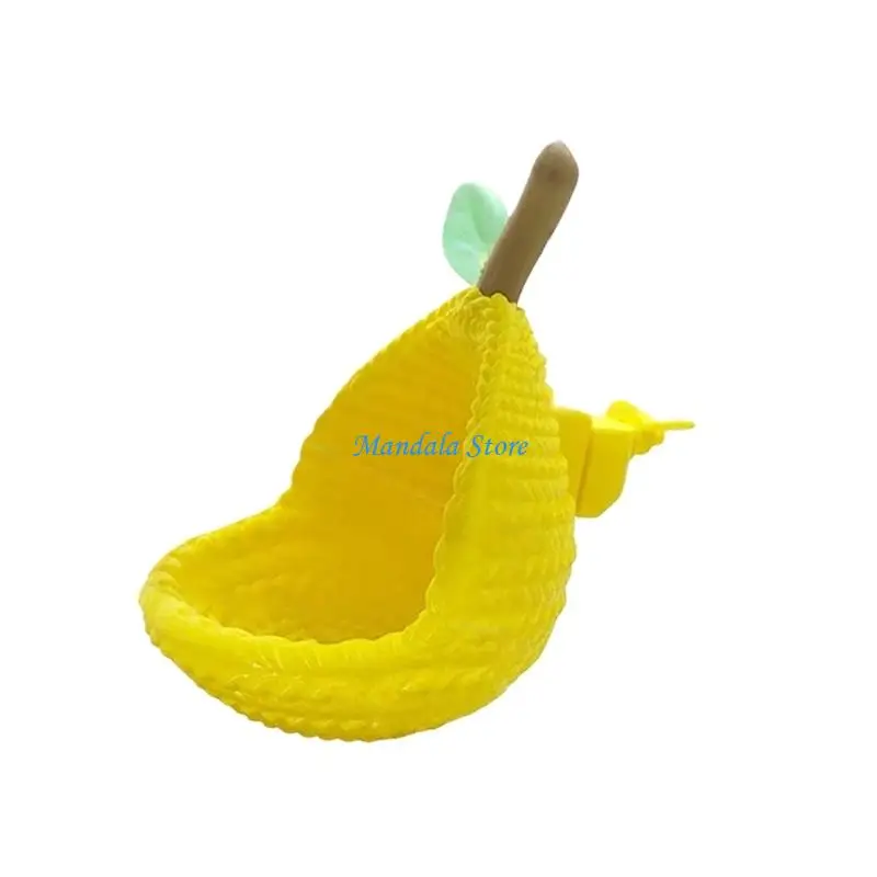 U2JC Lovely Cartoon Pears Bird House for Small Birds Crafted with Biodegradables Safe Shelter and Entertainment