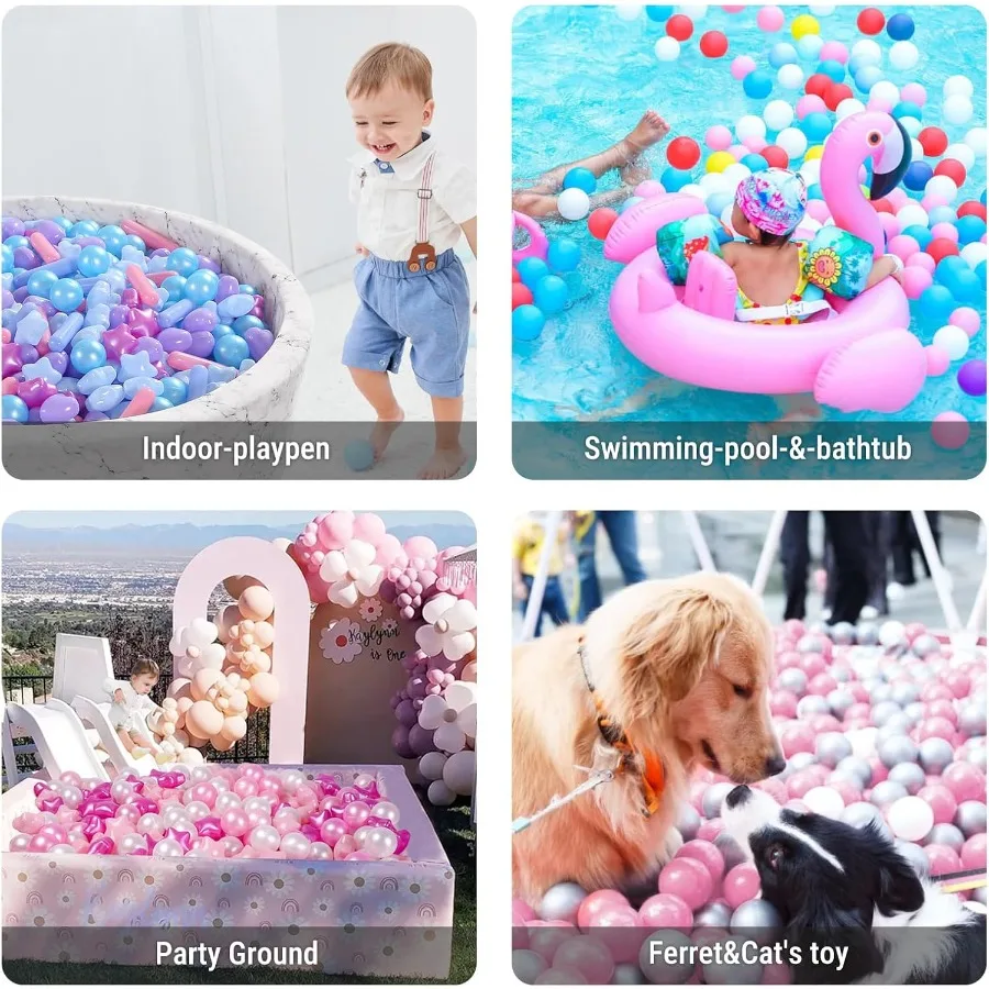 ボールピットボール 150個パック カラフルなボールピットボール 破損防止プラスチック製おもちゃボール 幼児用ボールピットボール ボールピットプラスチック製おもちゃ