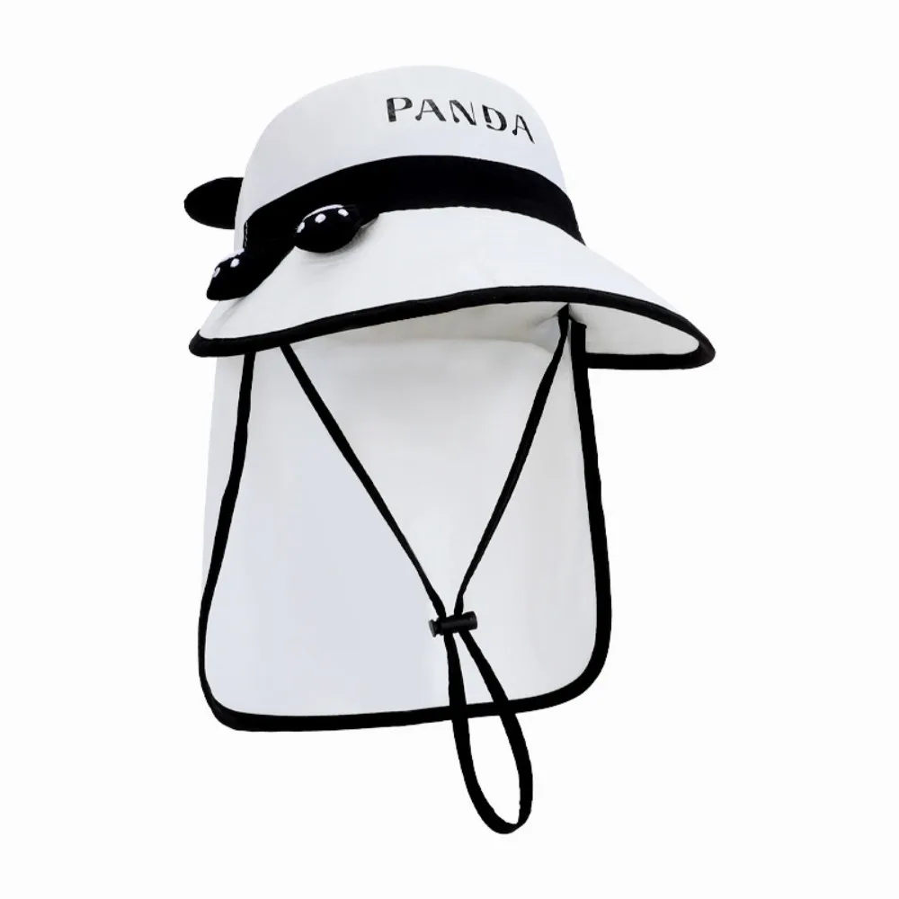 

Детская панама с широкими полями и съемным воротником, мультяшный дизайн, дышащая, для пляжа