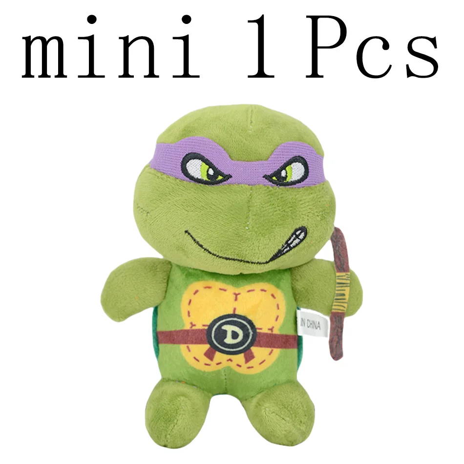 2026 New Hot Teenage Mutant-Ninja Turtles plush doll keychain