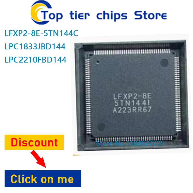 

10 шт. ~ 5 шт./лот LFXP2-8E-5TN144C LPC1833JBD144 LPC2210FBD144 QFP144 100% НОВЫЙ