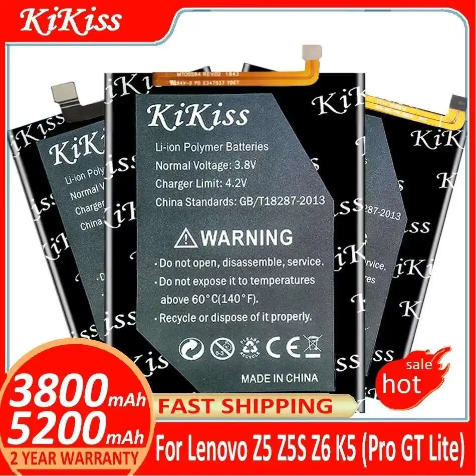 

BL246 BL299 L78032 L78031 BL288 BL297 BL296 Battery for Lenovo Z5 Z5S Z6 Z90 K5 (Pro GT Lite) Vibe Max Z90A40 Z5pro Z6pro Z6Lite