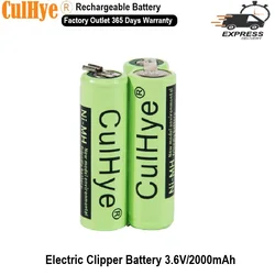 3.6V 2000mAh elektryczny przycinak baterii 1871-7590 dla Moser ChromStyle 1871, Super bezprzewodowy 1872 Clipper, Wella Academy ChromStyle