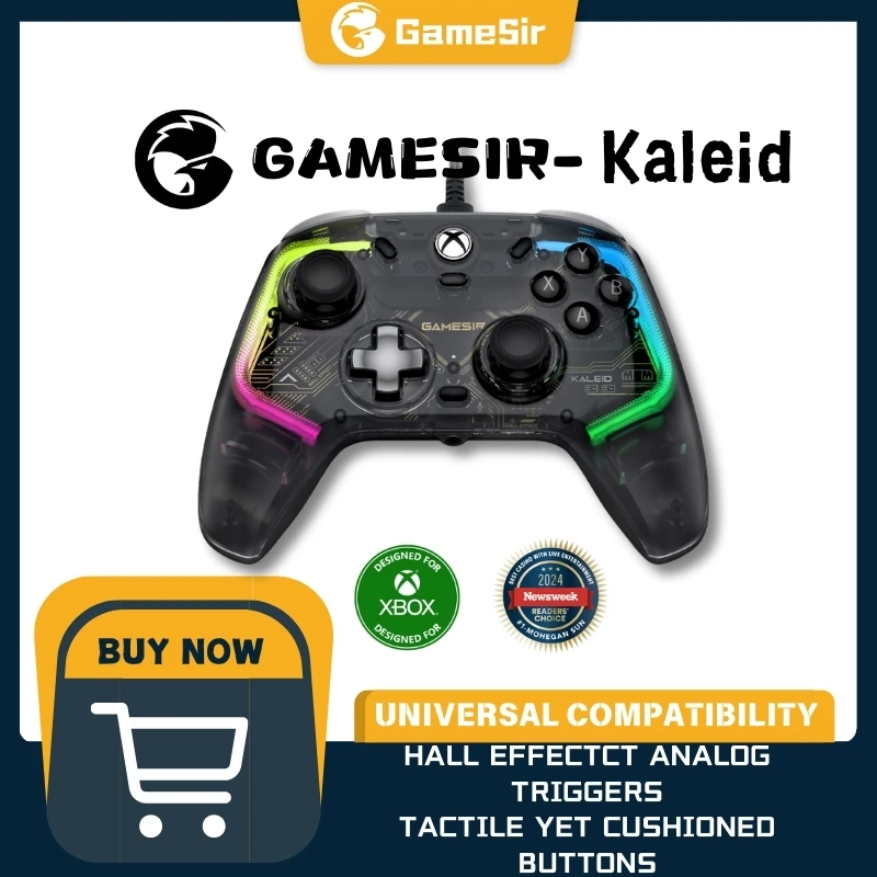 GameSir Kaleid Xbox Gaming Controller Hall Effect Gamepad for Xbox Series X, Xbox Series S, Xbox One game console PC Joystick