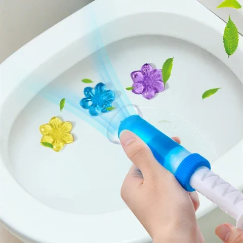 

Flower Gel Needle Cleaner Detergent Toilet Air Freshener Aromatic Aromatherapy Effective Deodorization Toilet Deodorizer TSLM1