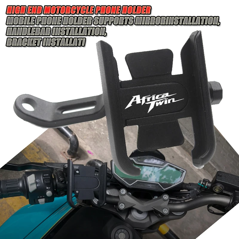 

For Africa TWIN CRF 1100 1000L CRF1100L Mobile Phone Holder,Motorcycle CNC Handle Mobile GPS Holder,Motorcycle CNC
