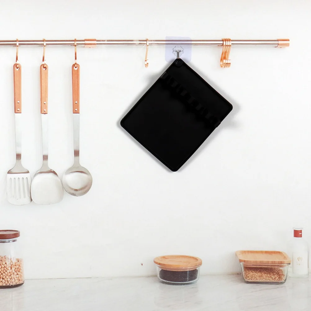 

1Pcs Soup Spoon Rack Anti-Scald Silicone Storage Rest Compact Countertop Organizer for Kitchen Utensils Easy Clean Space Saving