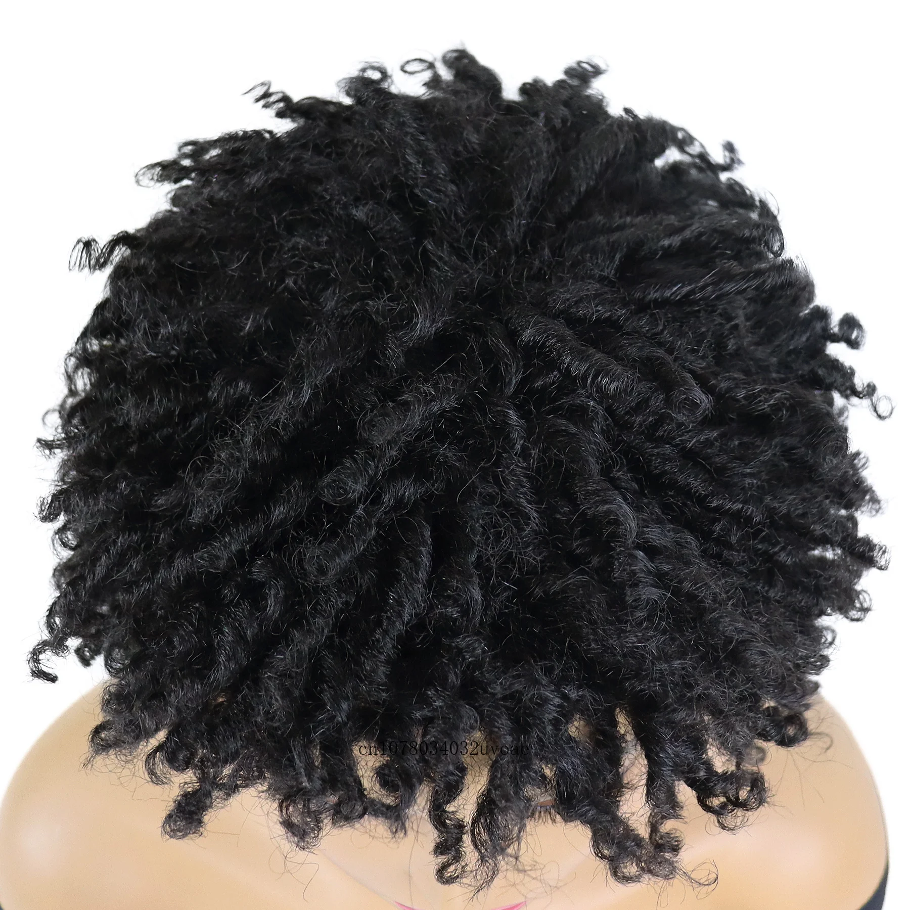 Peluca sintética trenzada para mujer, pelo corto Afro de ganchillo, rastas negras, rizadas diarias, Cool Girl Bouncy