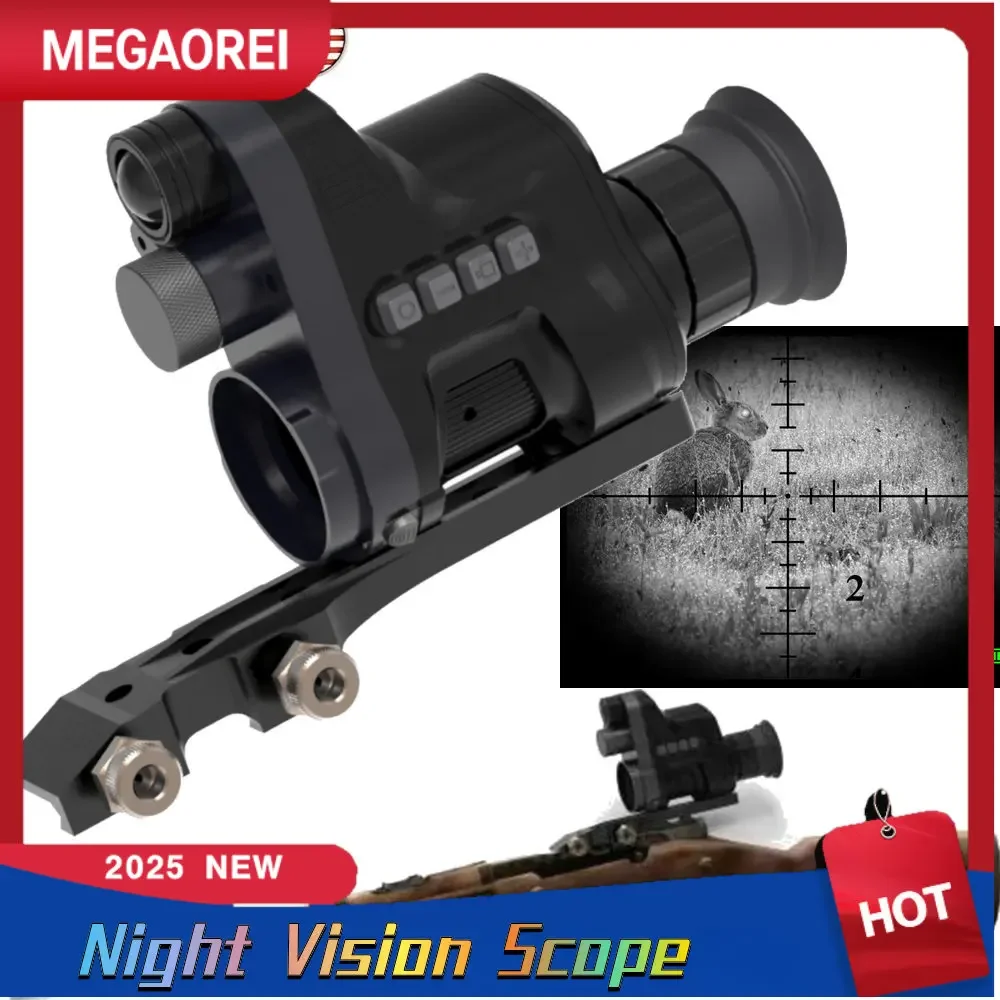 Day Night Hunting ScopeNV710 Night Hunting Scope Rifle Scope NV Riflescope Monocular 200M WIFI OLED Display 850mm IR Hunting Cam