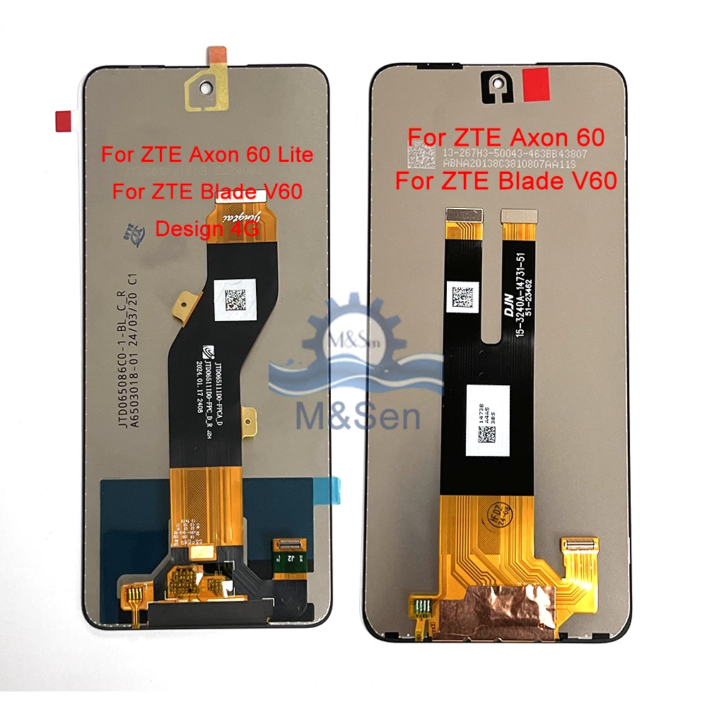 Original For ZTE Axon 60LCD Display Screen Touch Panel For ZTE Axon 60 Lite LCD Blade V60 Design 4G/V60 Smart Z2359 Frame