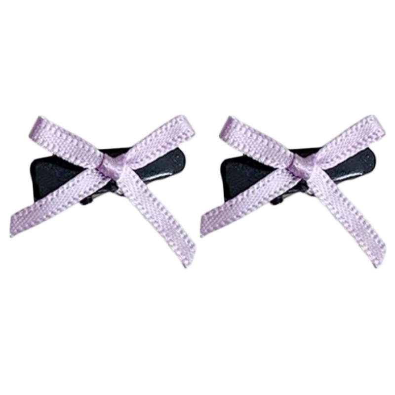 Cinta Mini Bowknot Pinza para cabello Cola caballo Niñas Horquillas para adolescentes Pinza para cabello encantadora