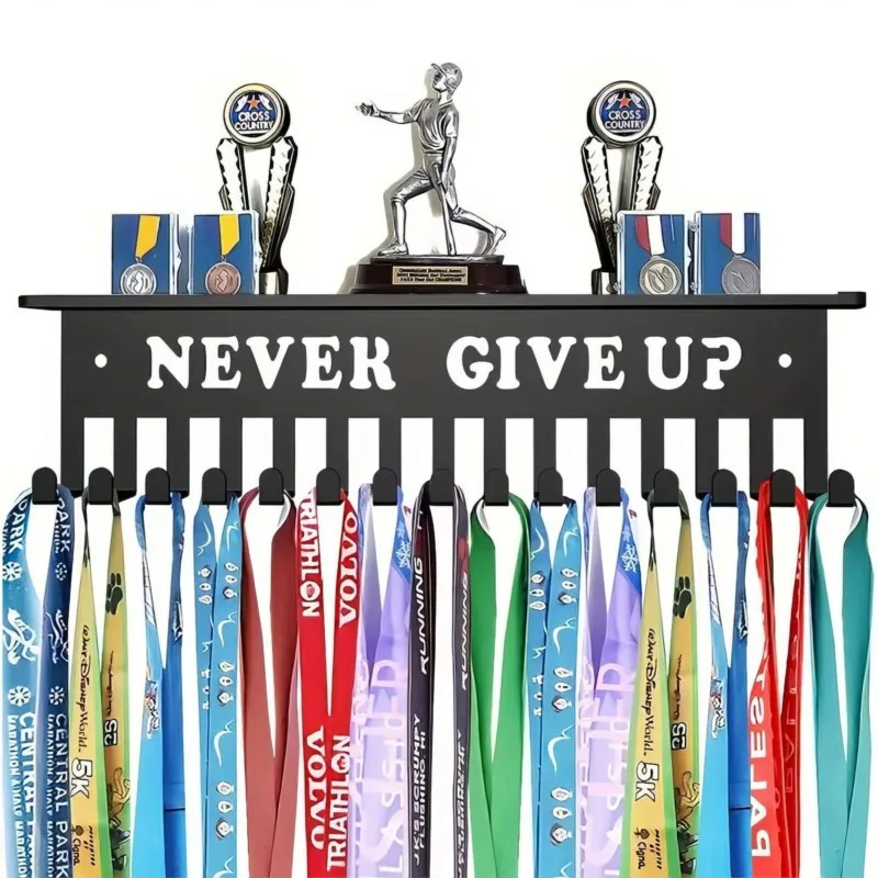

Metal Art Integrated Trophy Display Rack Medal Storage Hanging Rack Wall Mounted Medal Hook Multifunctional Storage Hook ZG91