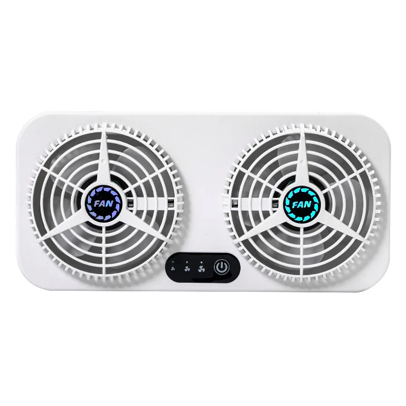 Summer USB Car Vent Fan Auto Air Circulation Smoke Exhaust Cooling Ventilator For Vehicle Interior Heat Dissipation view 5