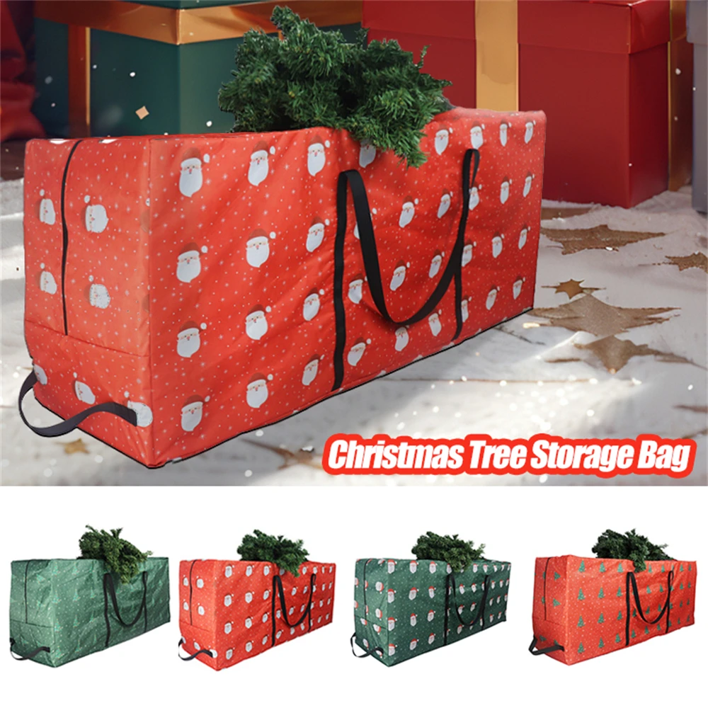 

Large Capacity Christmas Tree Storage Bag Outdoor Furniture Cushion Storage Holder Space-Saving Water Protective Boxes