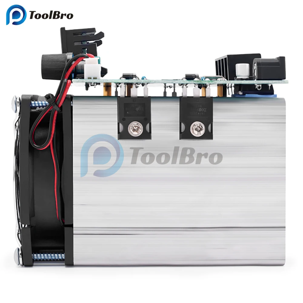Imagem -06 - Indicador de Bateria Teste de Envelhecimento com Led Voltímetro Digital Amperímetro Ventilador Dissipador de Calor 250w 020a 12v