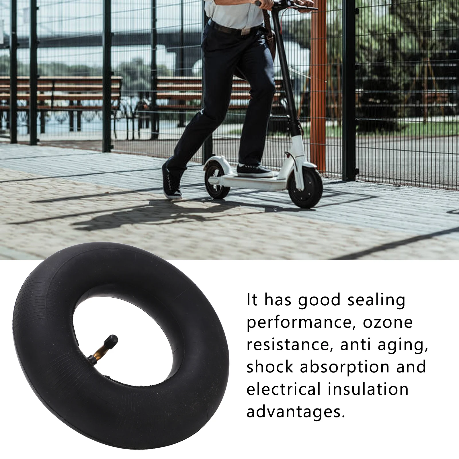 

Внутренняя трубка 3,00-4, сильная амортизация, изогнутая внутренняя трубка, прочная, простая в эксплуатации, высокая производительность для электрического скутера