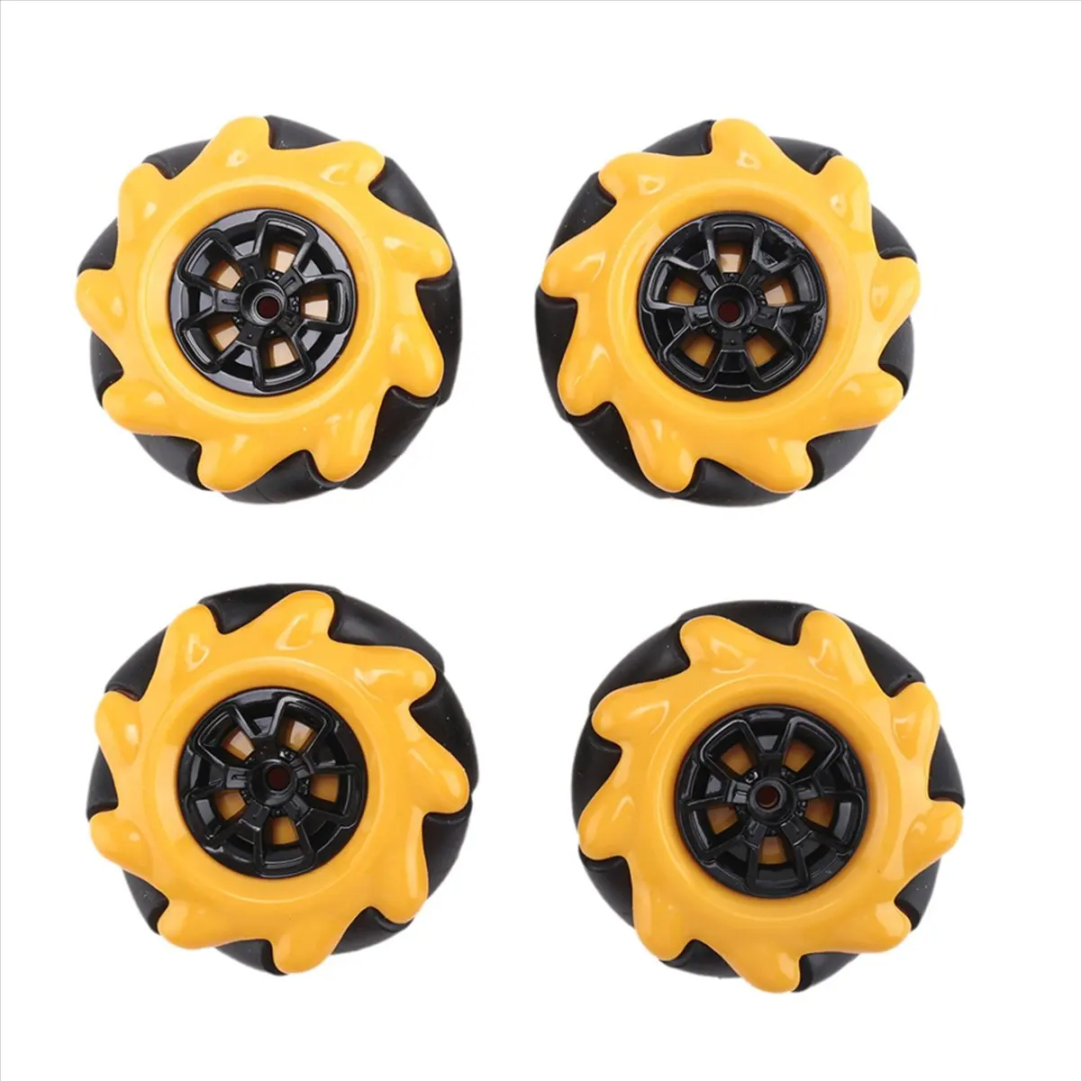doyou Smart Robot Car Kit Four-Wheel Smart Mecanum Wheel Single-Layer Aluminum Alloy Car Chassis DIY Assembly Kit