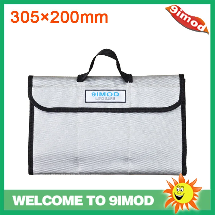 Multifunctional model with lithium battery explosion-proof bag, large safety bag explosion-proof 305 * 200mm when charging