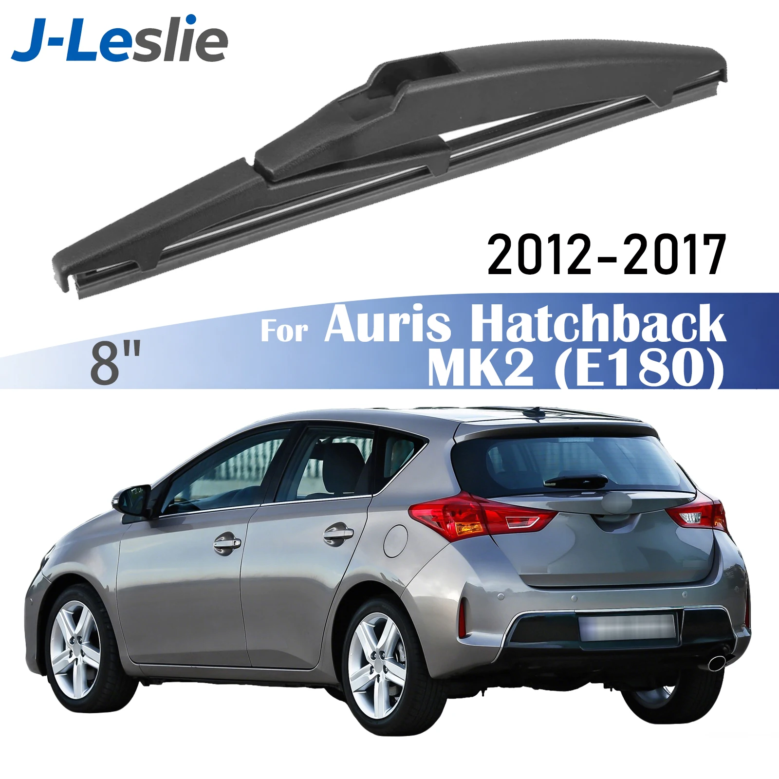 8-Zoll-Heckwischerblatt für Toyota Auris Hatchback MK2 E180 2012–2017, Windschutzscheibenwischer, Fensterreiniger, Regenbürsten scheibenwischer Hinten Heckwischerarm
