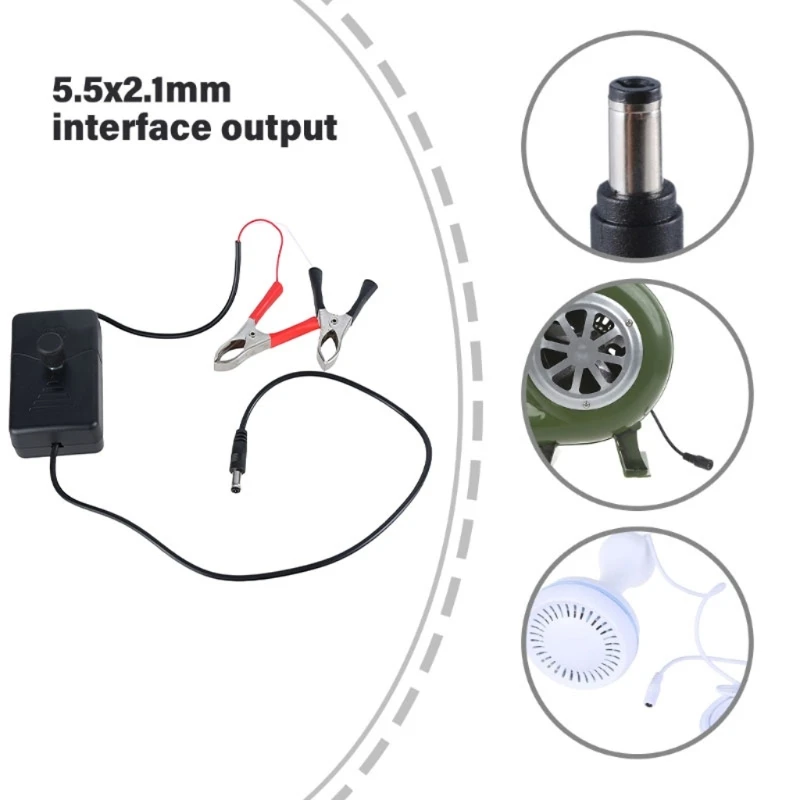 2024 New 3.5V-12V Adjustable Water Fan Speed Controller Regulator With Knob Control Fit for Noise Reduction Quiet