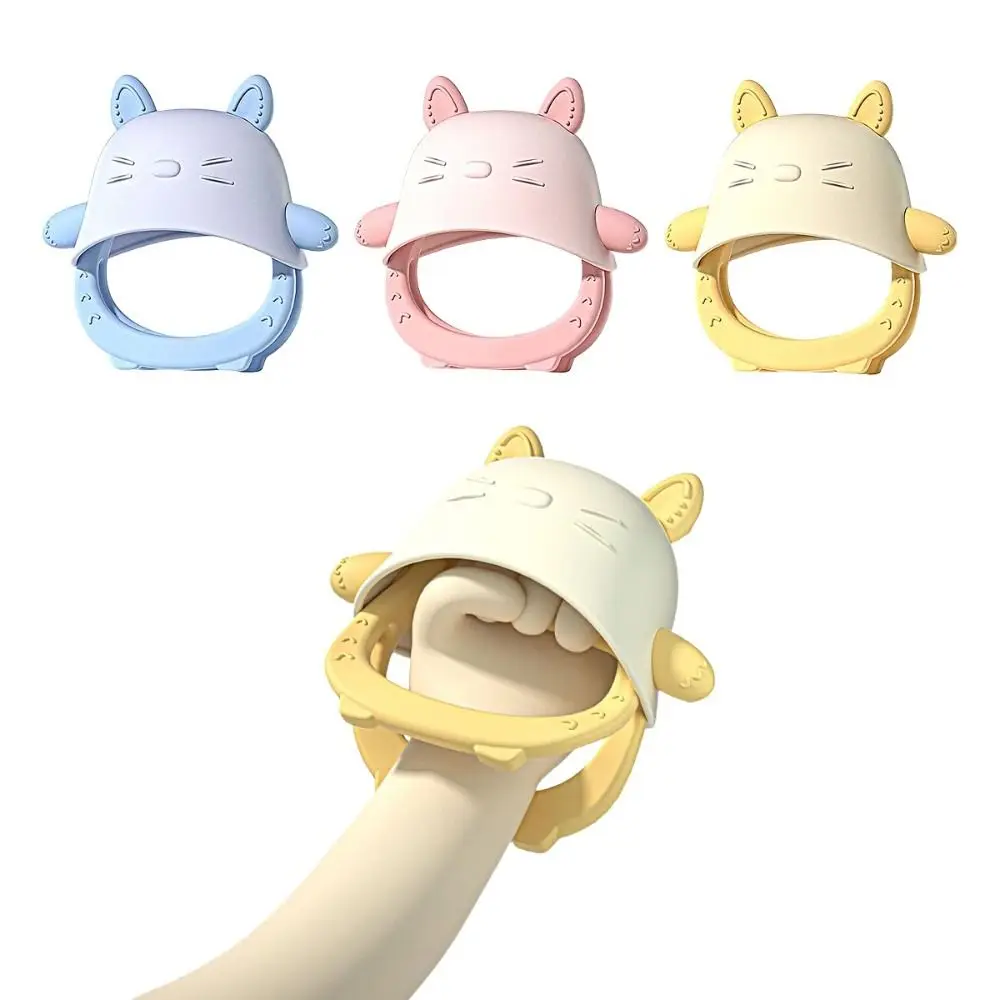 

Food-Grade SiliconeTeething Mittens with Adjustable Strap Soft Glove Chew Soothes Gum Discomfort Anti-Sucking Tooth Gel