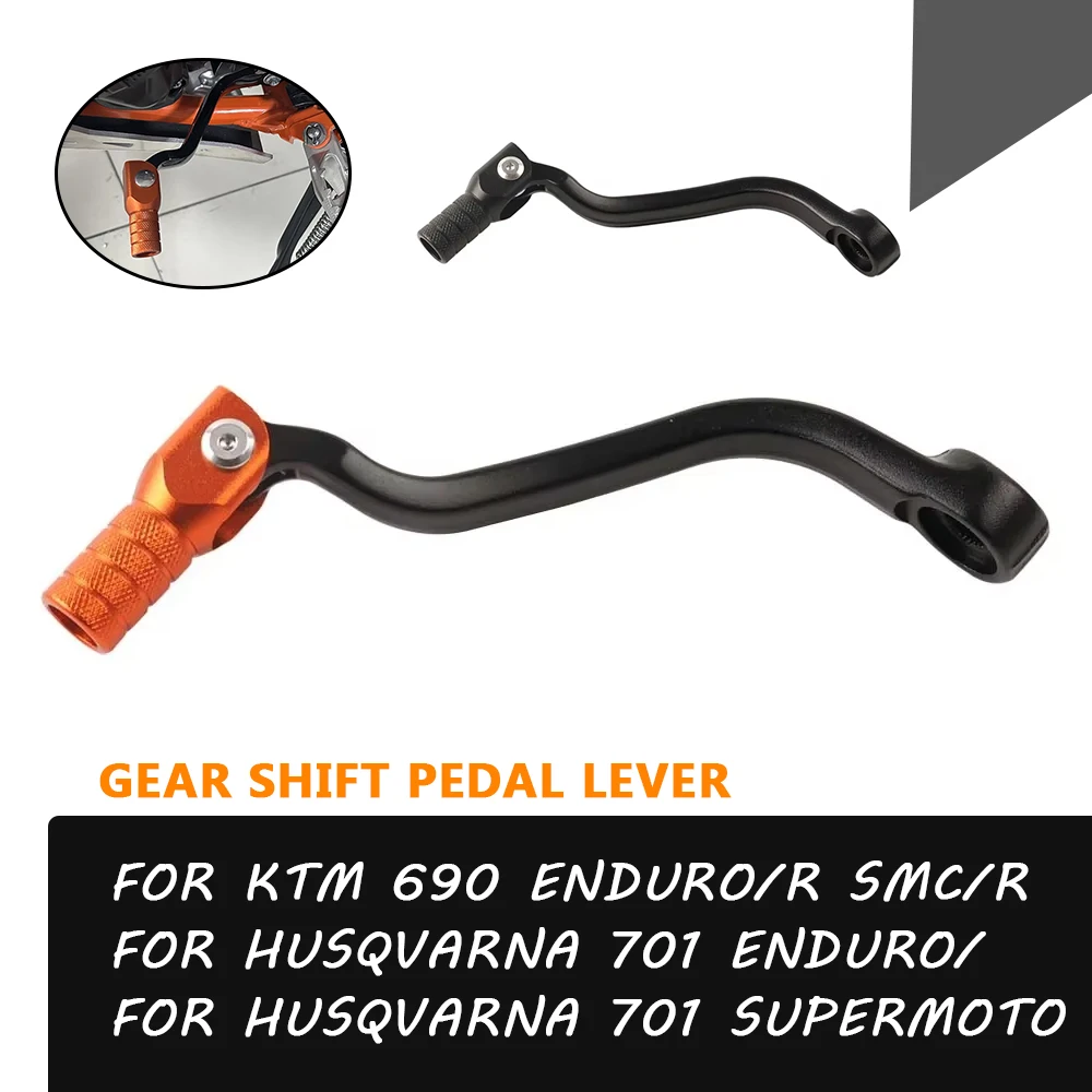 

For KTM 690 SMC R 690 ENDURO R For Husqvarna 701 ENDURO 701 SUPERMOTO SM Motorcycle Accessories CNC Foldable Gear Shift Lever