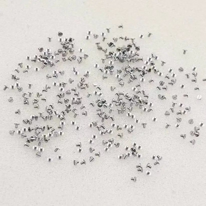 10/ 30/ 50pcs  Watch movement components 7750 movement clamping plate screws silver upper clamp screw swing clamp