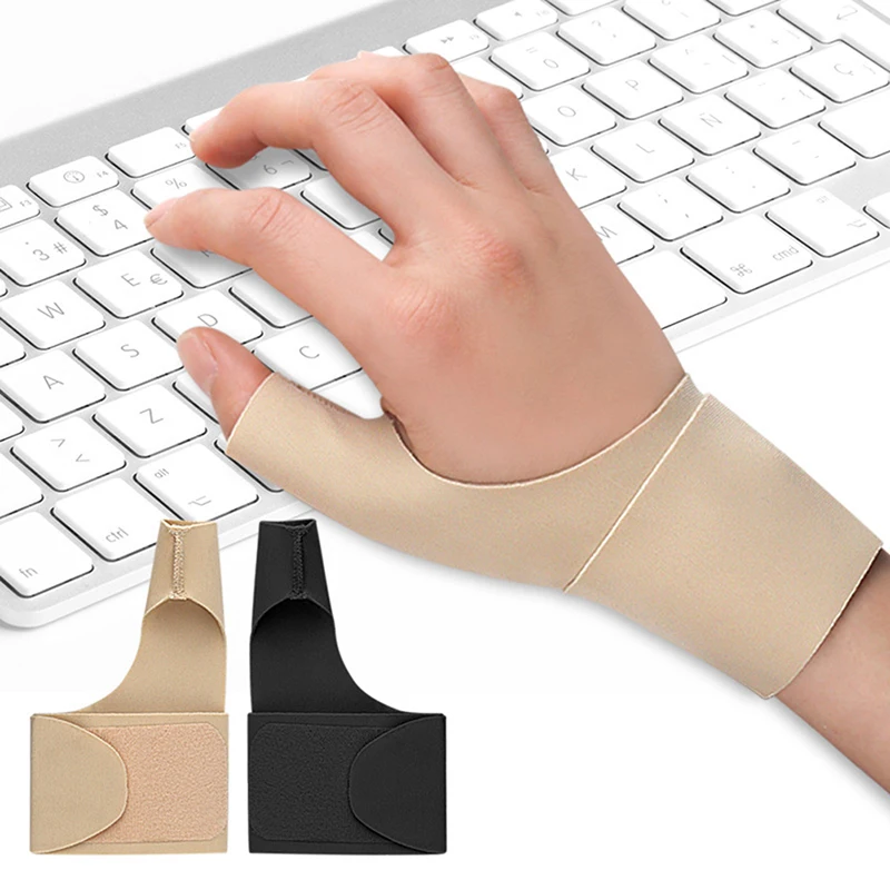 Soft Thumb Compression Sleeve Protector Thumb Sleeves Wrist Support Breathable Hand Brace High Elastic Wrist Brace For Tendoniti