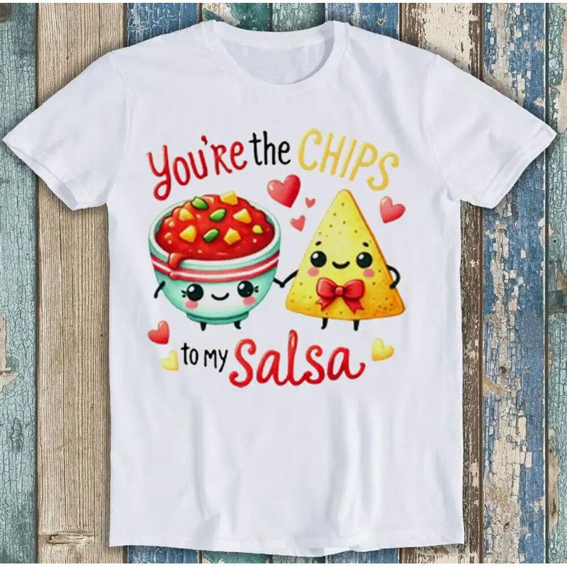 Día de San Valentín eres las patatas fritas para mi Salsa camiseta divertida 1973