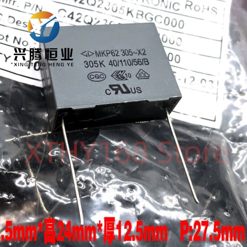 

Mkp62 3uf 305 3.0uf 305v 275v X2 Safety Gauge Thin Film Capacitor C42q