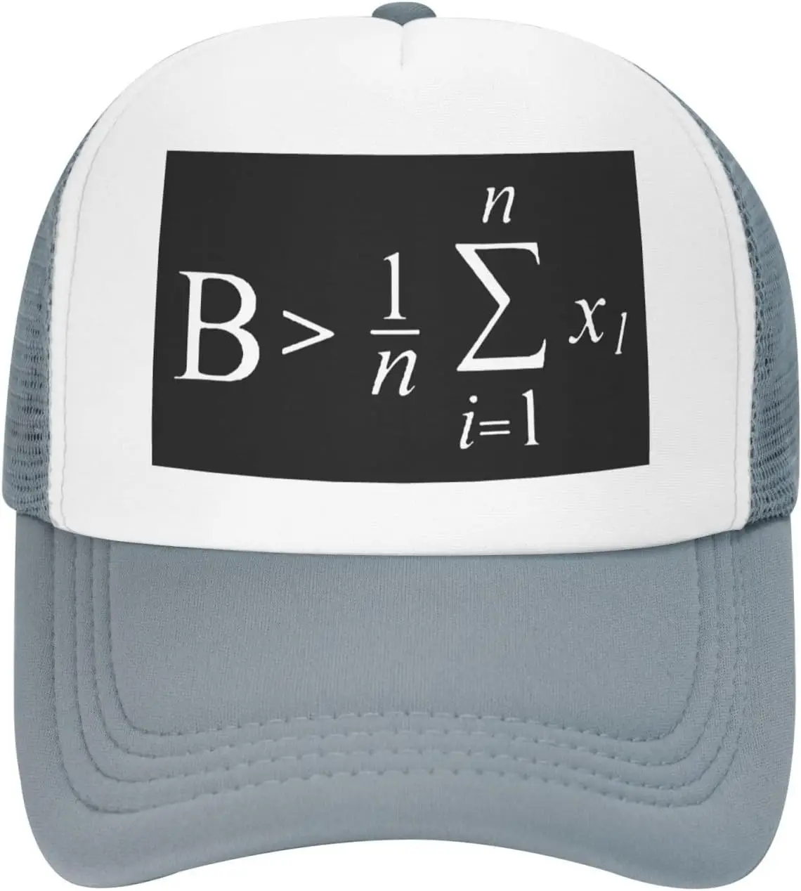 Greater-Than-Average-Math-Inequality-Trucker-Hat-Mesh-Snapback-Cap-Unisex-Casual-Outdoor-Adjustable