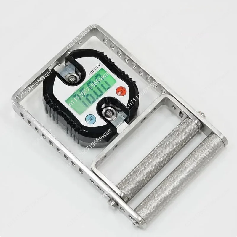 Finger flexor strength tester with LCD screen - Portable digital display spring grip exerciser