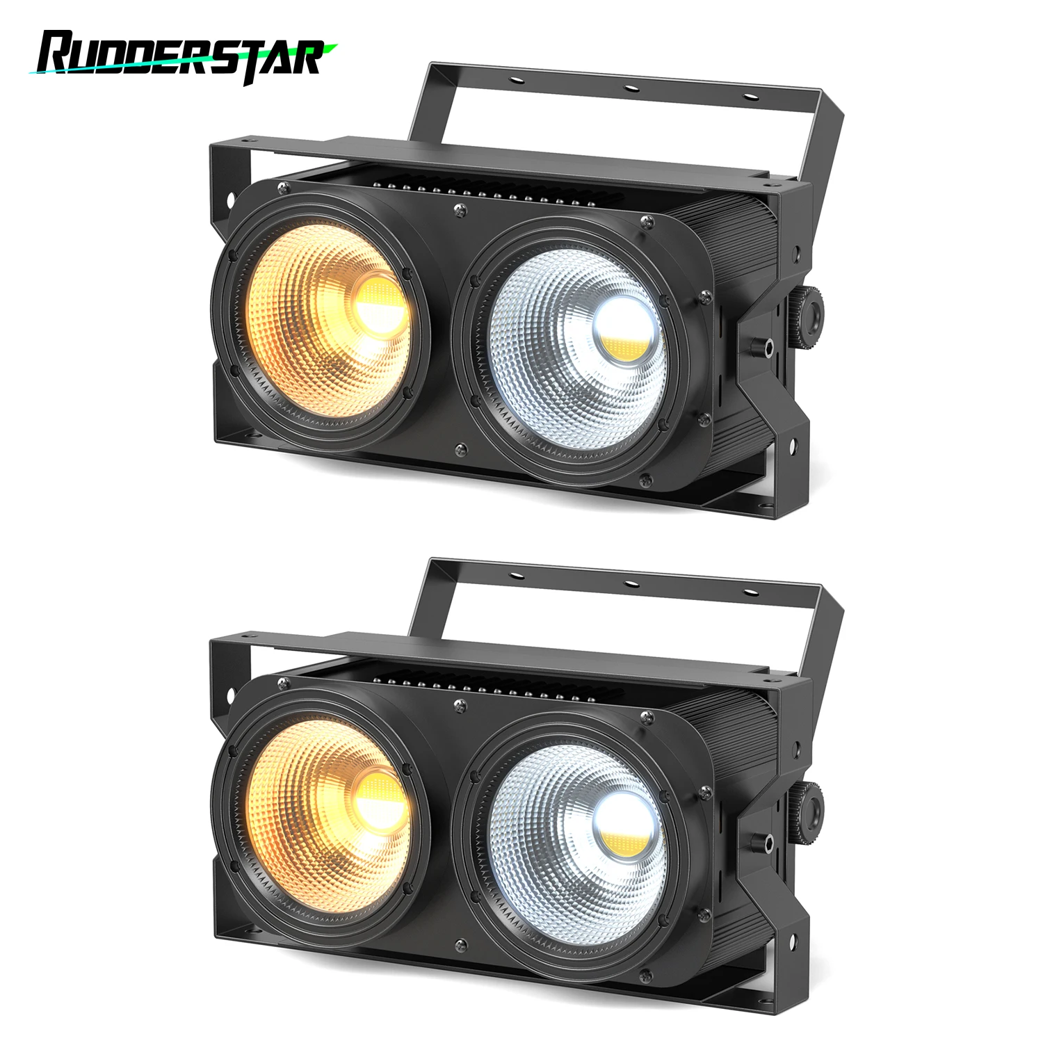 

2PCS Double Color COB Audience Light Par Lights Fill Light Stage Effect Lighting for DJ Disco Party Bar Club Wedding Birthday
