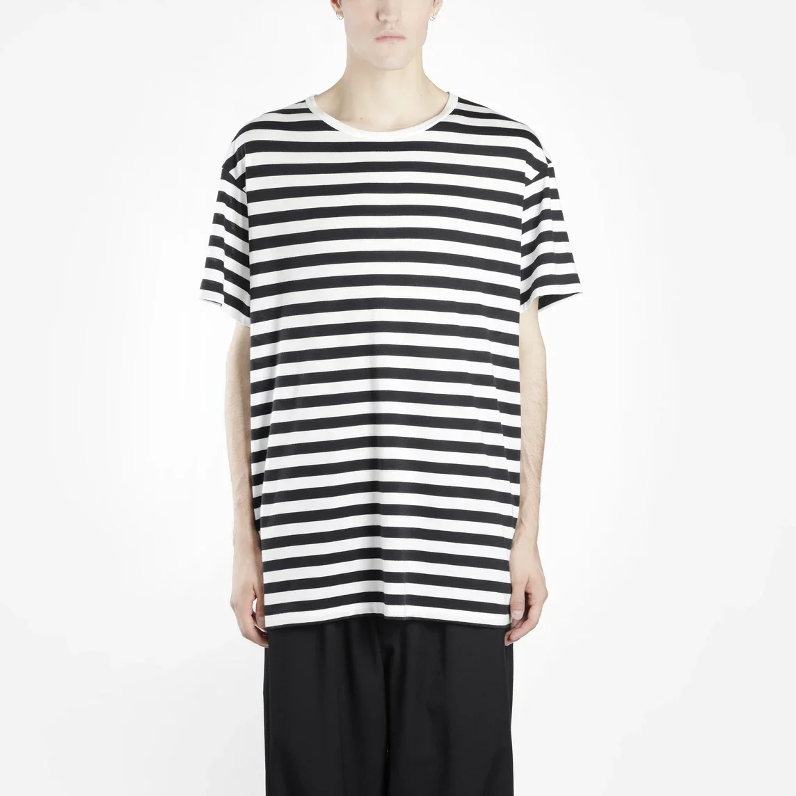 

ФУТБОЛКА YOJI OOAK STRIPEDJERSEY Рубашка Sea Spirit Футболка с короткими рукавами и принтом в черно-белую полоску