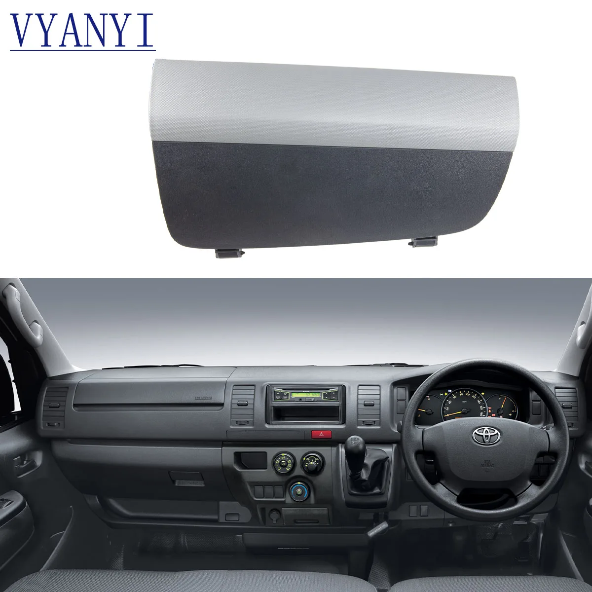 Right Driver Side Dashboard Airbag Cover Narrow Body For Toyota Hiace KDH 200 2005-2018 Commuter Grandia Gl