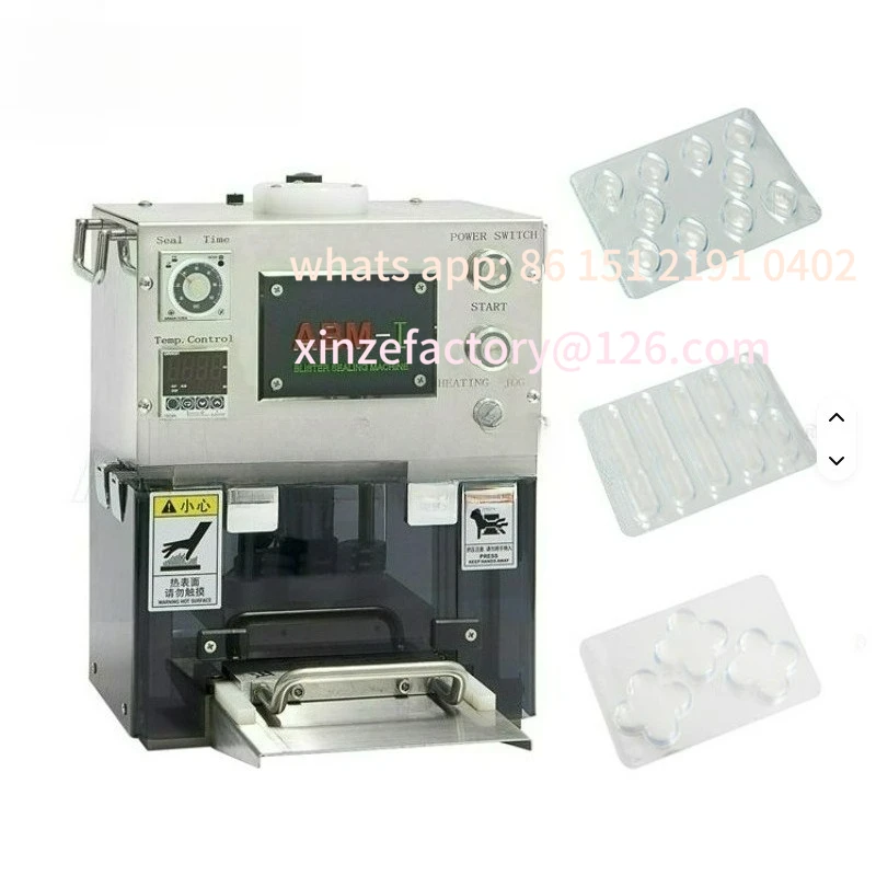 

Customizable manual pneumatic blister sealing machine, laboratory aluminum foil blister sealing machine, two plates at a time