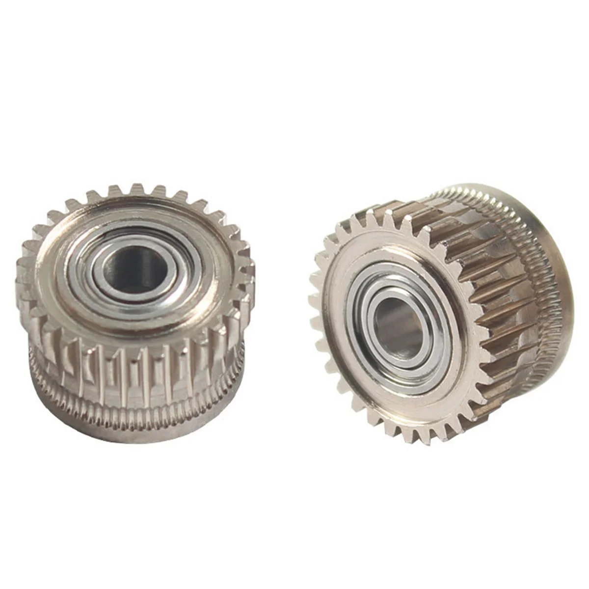 Semua gigi berlapis nikel logam gigi Drive filamen kekerasan tinggi untuk K1/K1MAX/K1C bagian Printer 3D ekstruder