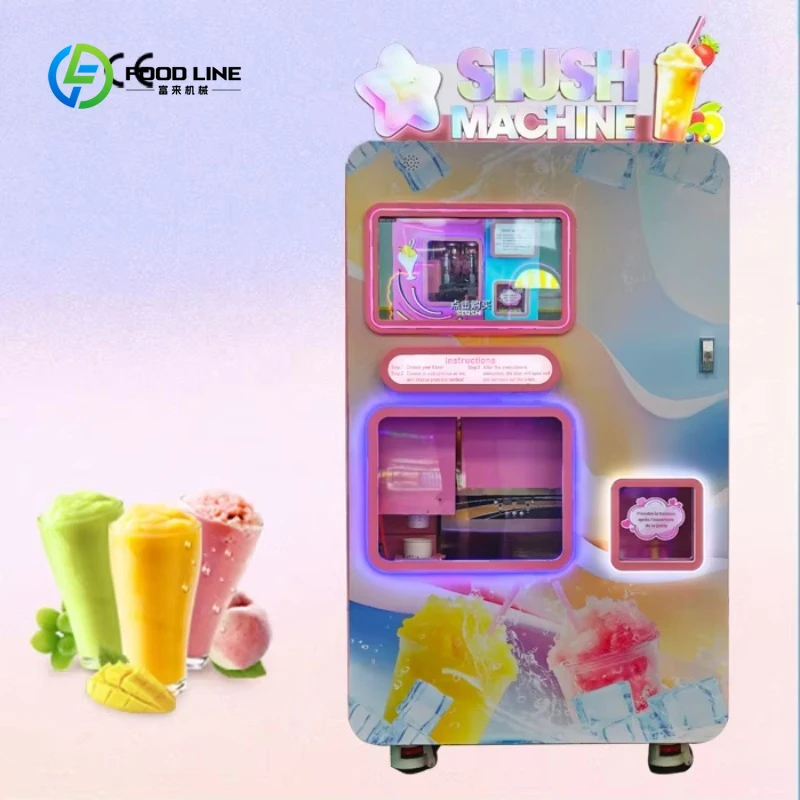 

Customized Modern Smoothie Vending Machine High-Capacity Cold Slushie Machine Frozen Drink User-Friendly Smoothie Machine
