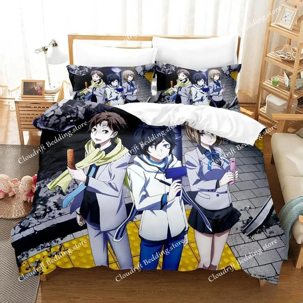 

Fashion 3D Print Anime Devil Survivor 2 Bedding Set Single Twin Full Queen King Size Bed Set Adult Kid Bedroom Duvet Cover Sets