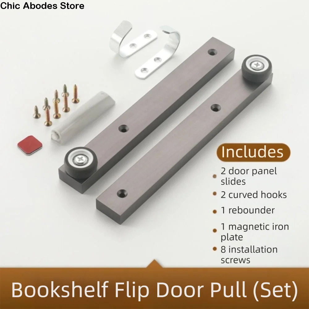 

Aluminum Alloy Construction Cabinet Lift System Rubber Silent Pulleys Portable Accessory Door Lifting Set Easy Install