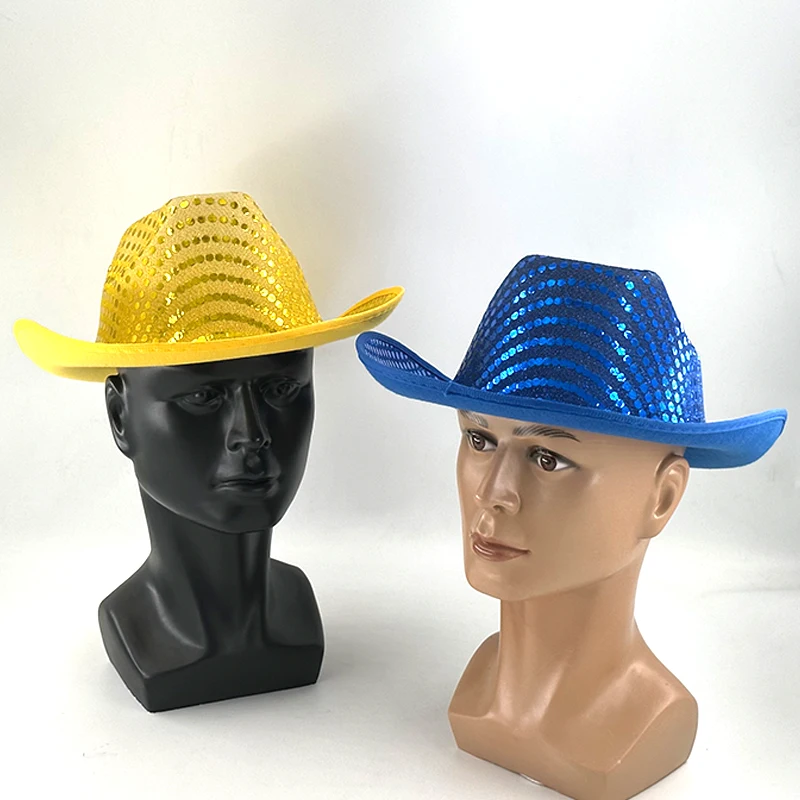 Fashion Glowing Cosplay Cap Fluorescent Night Club DJ Dance Supplies Performance Costume Hat for Men Women Luminous Accessories