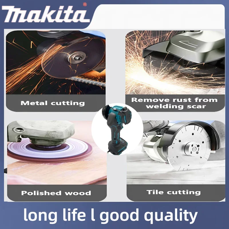 Makita 3-Zoll-Mini-Akkuschleifmaschine, 18 V, tragbares elektrisches Schneidwerkzeug, Kreissäge, Elektrowerkzeug zum Schneiden von Metall und Holz. – Detail 5