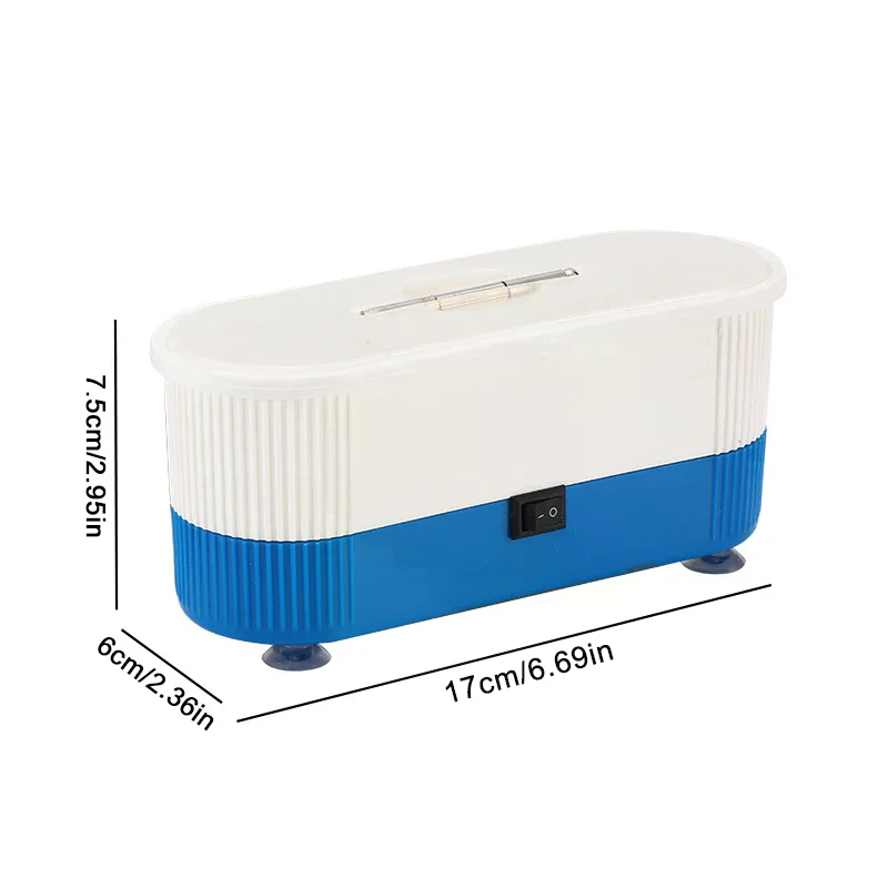 High-Frequency Ultrasonic Glasses Cleaner Machine Wireless Control Multi-Purpose Cleaning For Contact Lens Watch And Jewelry