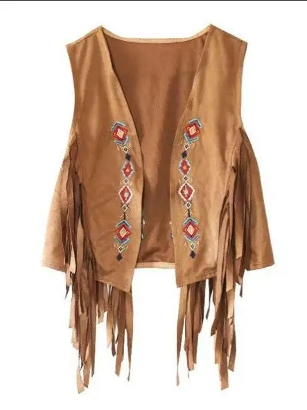 Kardigan Rompi Suede Retro Wanita Street Sle Patchwork V-Ne Kehangatan Sedang Penutupan Kancing Tunggal Jaket Musim Panas Modis