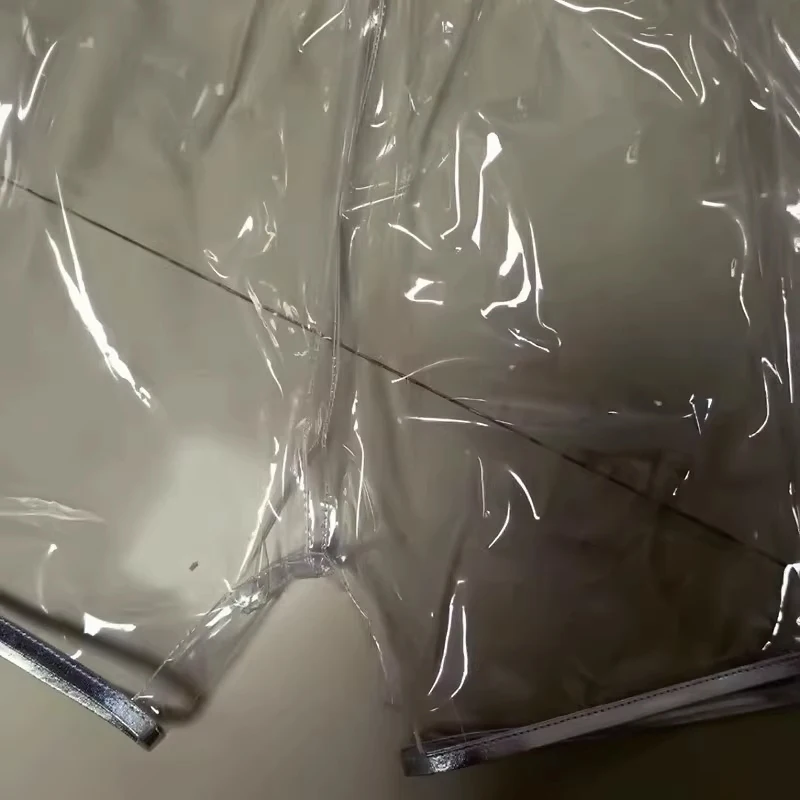 Sexy Paar transparente PVC-Boxershorts mit umwickelten Kanten, abgerundet, weich, glatt, geräuschlos, ABDL-Kunststoffhose, auslaufsichere Windelhöschen