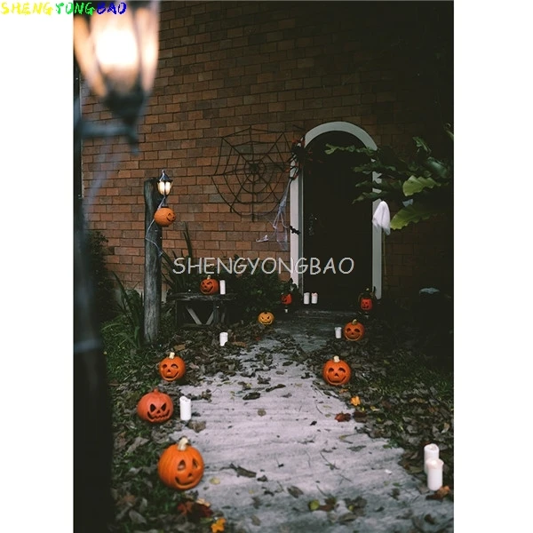 SHENGYONGBAO Vinyl Custom Wooden Planks Photography Backdrops Brick Wall and Floor Spot Photo Studio Background Props YY-25