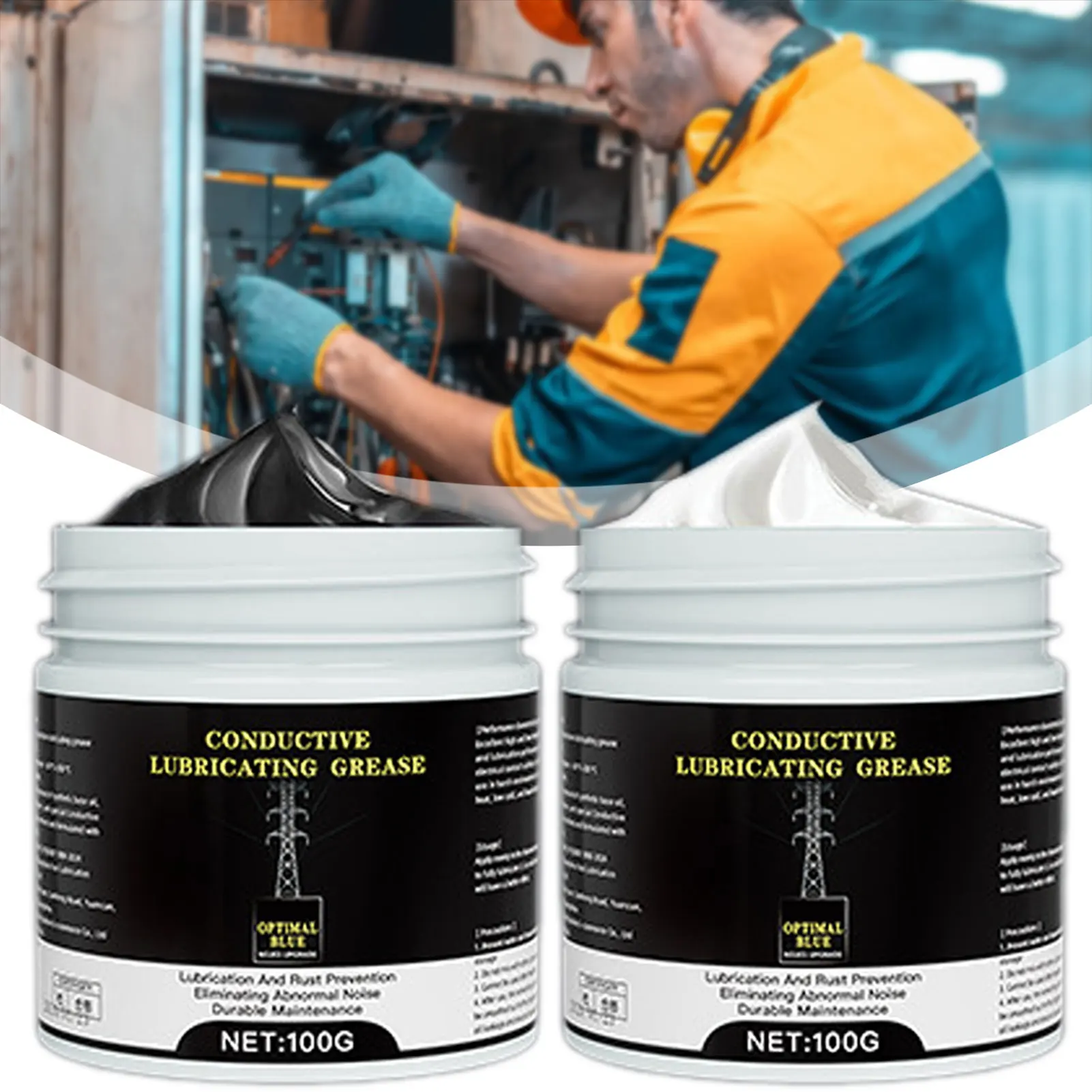 100g Electric Conductive Grease Conductive Paste Electricity Compound Grease for Low Resistance Value for Household Appliances