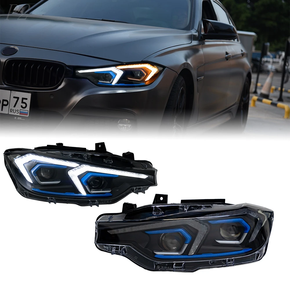 

Headlight For BMW F30 2013-2018 320i 325i 328i Car автомобильные товары LED DRL Hella Xenon Lens Hid H7 BMW F35 Car Accessories